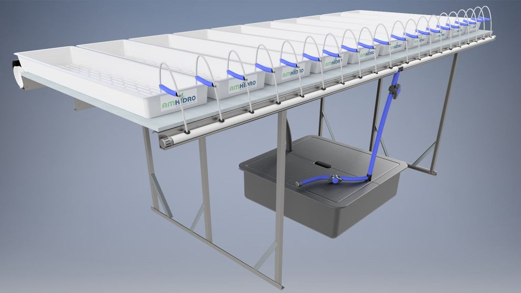 10 plant hydroponic system AmHydro.com: Get Seeding 10-Tray Propagation System Kit (4 x 12 feet)
